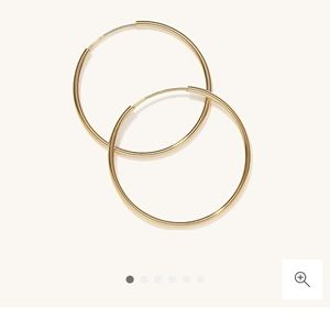 Mejuri Gold Hoop Earrings